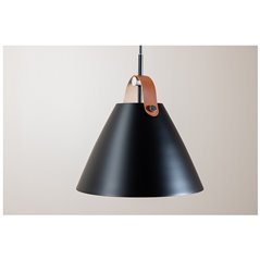 Loftslampe Avior 27x27cm - Sort / Brun