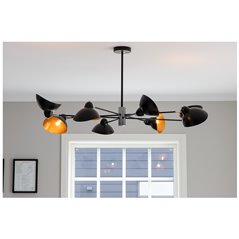 Elda Ceiling Lamp L1250*W1040*H580 Black / Copper