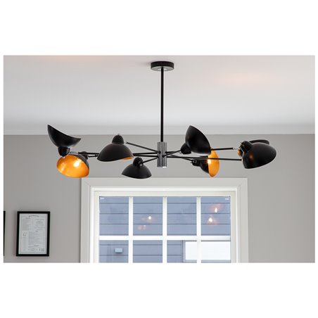 Elda Ceiling Lamp L1250*W1040*H580 Black / Copper