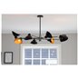 Elda Ceiling Lamp L1250*W1040*H580 Black / Copper