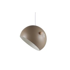 Taklampa Tubbie 23x23x16 - Beige Natur/Trä