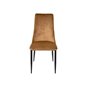 Eli Dining Chair 4-Pack -Bronz / Sort - Velour - Metal / Fløjlsstof