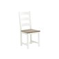 Ruokapöydän tuoli Marseille 2-Pack - Valkoinen / Luonnollinen - Puu