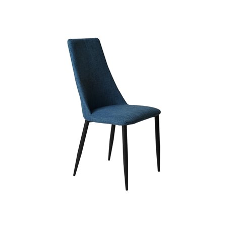 Ruokapöydän tuoli Orbit 4-Pack - Sininen / Musta - Kangas / Puu