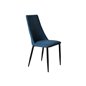 Ruokapöydän tuoli Orbit 4-Pack - Sininen / Musta - Kangas / Puu