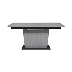 Spisebord Udtrækkeligt Dovre 180 / 220x90cm - Grå / Sort / Skifer-Look / MDF / Metal