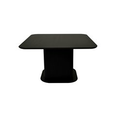 Ruokapöytä Stavern 130x130cm - Musta - Puu/saarniviilu