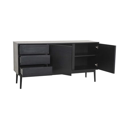 Skänk/Sideboard Ekeberg 160x45x80cm - Svart - Ask/Trä