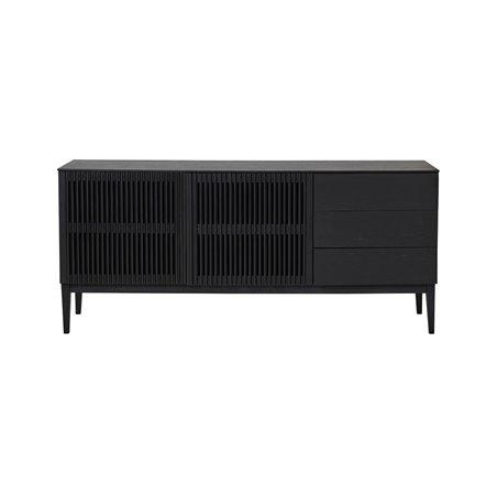 Skänk/Sideboard Gradino 180x45x80cm - Svart - Ask/Trä/ek