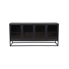 Skänk/Sideboard Riff 167x45x78cm - Svart - Metall/Trä