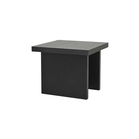 Sivupöytä Kilsund 60x60cm - Musta - Puu/saarniviilu