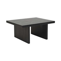 Sohvapöytä Kilsund 100x80cm - Musta - Puu/Tuhkaviilu