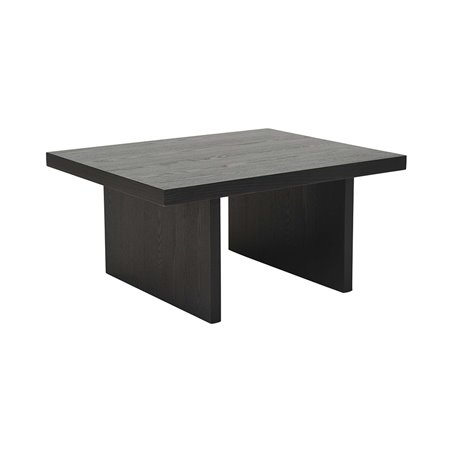 Sohvapöytä Kilsund 100x80cm - Musta - Puu/Tuhkaviilu