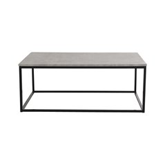 Soffbord Hertog 115x75cm - Grå/Betong-Look / Svart - Betong/Laminat/MDF/Metall