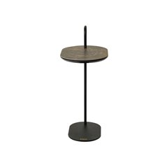 Sivupöytä Levang - 40x28x62cm - Ruskea / Marmori-Look / Musta - Keraaminen / Metalli