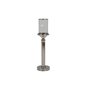 Candle Lanterne 2-Pack - Villa - 20x20x76cm - Metallic / Transparent - Metal / Glas