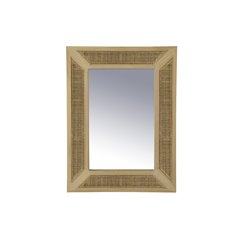 Spegel Bali - 60x80cm - Vitpigmenterad Natur - Paulownia-Trä