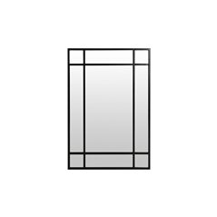 Spejl Manhattan Håndlavet - 80x120cm - Antik Sort - Metal / Glas