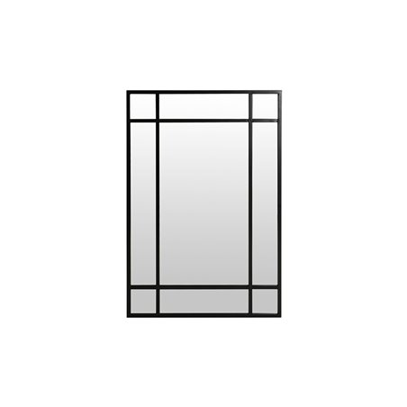 Spejl Manhattan Håndlavet - 80x120cm - Antik Sort - Metal / Glas