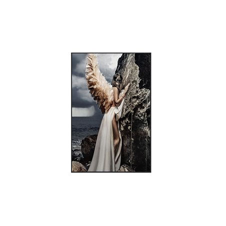 Maalaus Angel in Disguise - 120x80cm - Lasi / Metalli