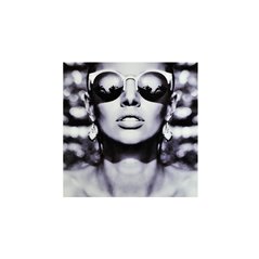 Tavla - Woman With Sunglasses - 120x120cm - Glas