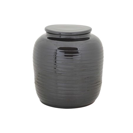 Pot Ara - 31x31x45cm - Sort - Keramik