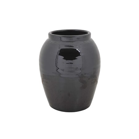 Kruka Ara - 34x34x39cm - Svart - Keramik