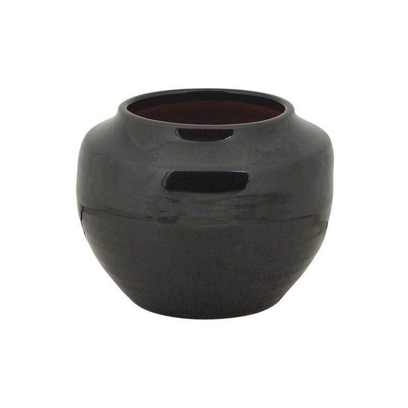 Kruka 2-Pack - Ara - 26x26x21cm - Svart - Keramik
