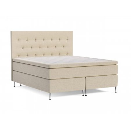 Mannermainen sänky Ebba 160x200 cm + Sänkypaketti sängynpäädyllä