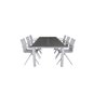 Albany Pöytä - 224/324 - Valkoinen / GrayAlina Ruokapöydän tuoli - valkoinen Alu / Valkoinen Textilene_6