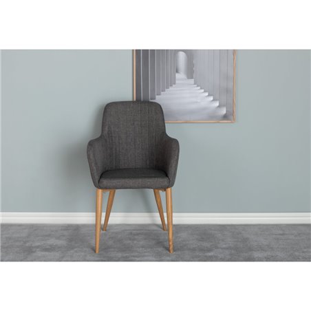 Comfort - Dining Chair - Oak/Dark Grey