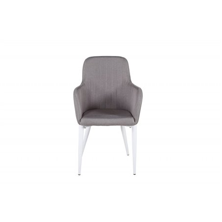 Comfort Chair Polar harmaa - Valkoiset jalat
