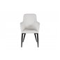 Comfort Dining Chair - Black Legs / Beige Cordutoy
