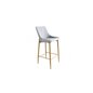 Plaza - Bar stool - Oak/Light grey