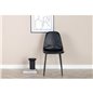 Polar Dining Chair Black PU