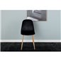 Polar Dining Chair - Oak legs / Black Velvet