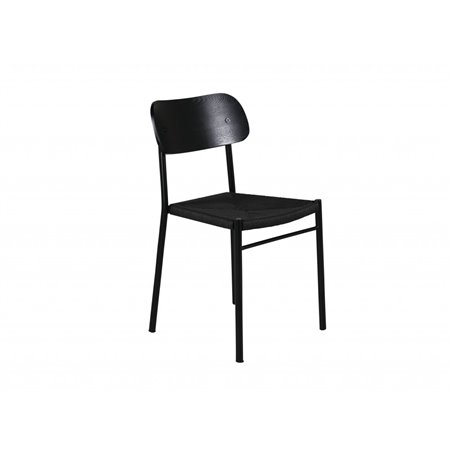 Polly Dining Chair - Black / Black