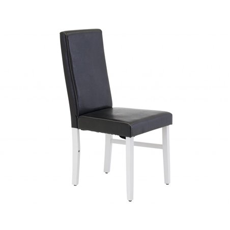Ruokapöydän tuoli / keittiötuoli Risi nge 2-Pack - musta / valkoinen