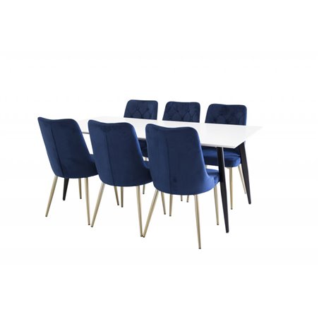 Velvet Deluxe Chair - Royal Blue / Matt Messing Ben