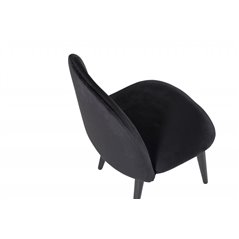 Velvet Dining Chair XXS - Sort Velvet