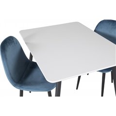 Polar dining Chair XXS -Blue Velvet