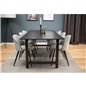 Count Dining Table - Black / Black