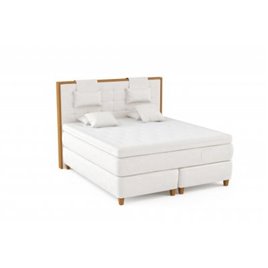 Paris Noir Continental sänky 160x200 cm + Sänkypaketti Aurore Gabriella Modernilla sängynpäädyllä
