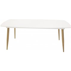 Polar table Elipse - 240cm White /Oak