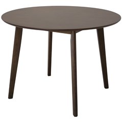 Walle - Round Dining Table 106cm - Walnut