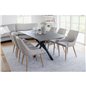 Piazza - Dining table - 180*90 - Sprayglass/Black