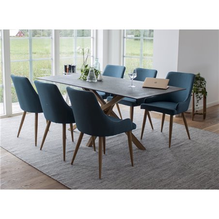 Piazza - Dining table - 180*90 - Sprayglass/Oak