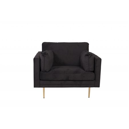 Boom - Single Chair Velvet - Black