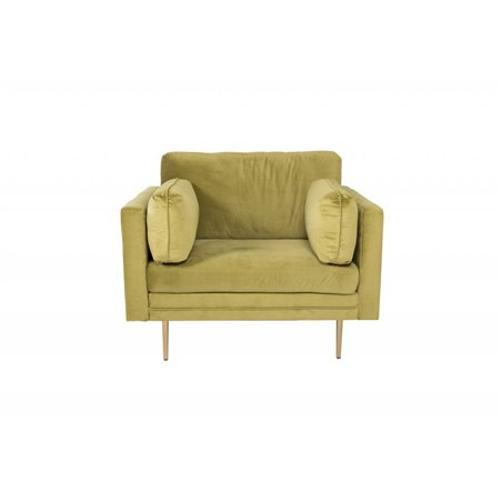 Bom - Single Chair Velvet - Spring Green