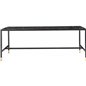 Dipp Sofa Table 130*60 - Black / Brass